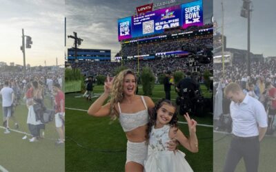 HOW STEPHANIE STEVENSON AND HER 10-YEAR-OLD DAUGHTER JADE TURNED SALSA AND HERITAGE INTO A HALFTIME HISTORY-MAKING MOMENT