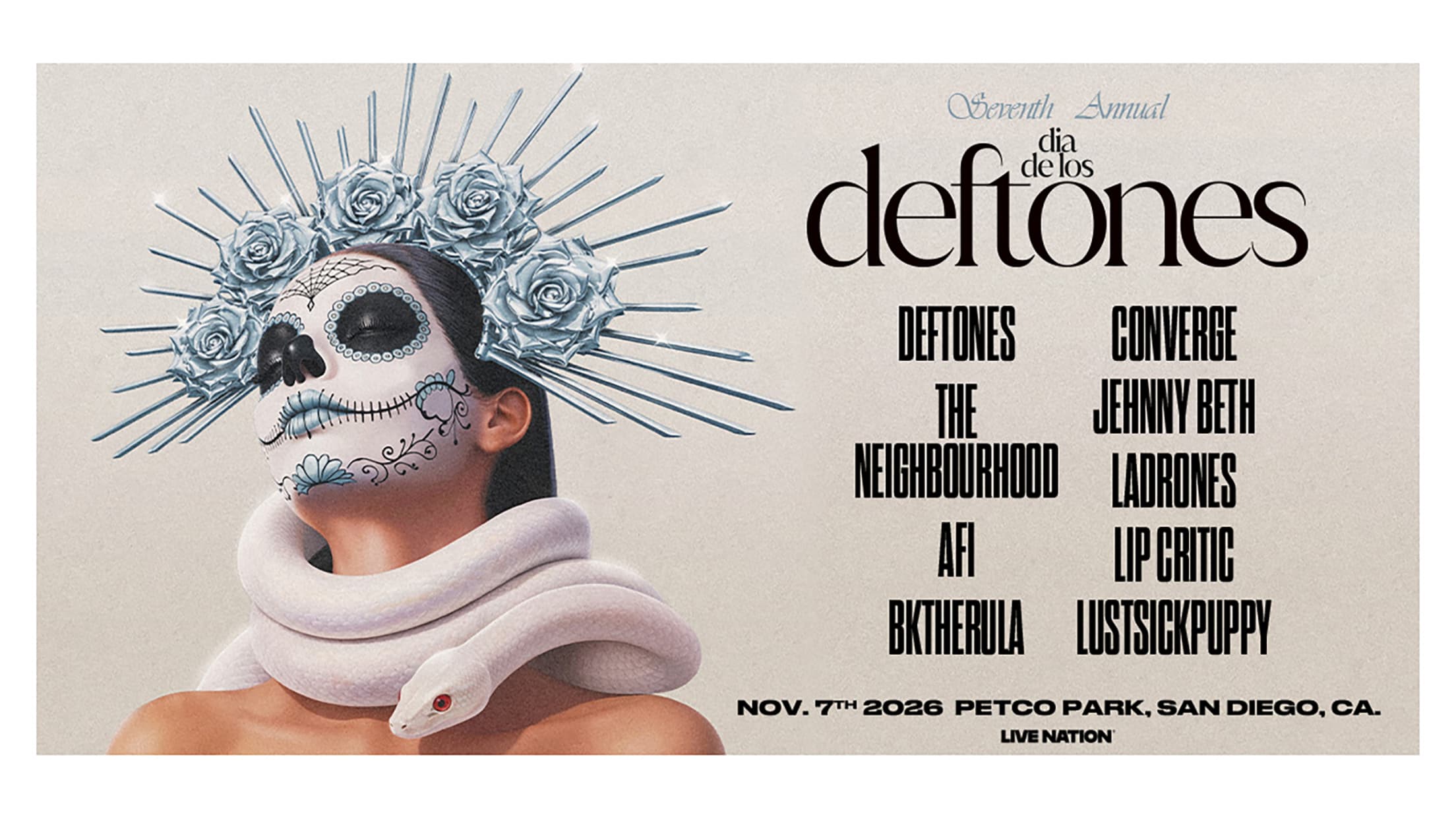 DEFTONES BRING THE 7TH ANNUAL DIA DE LOS DEFTONES BACK TO SAN DIEGO WITH AN ECLECTIC LINEUP AND A CELEBRATION OF MUSIC AND CULTURE